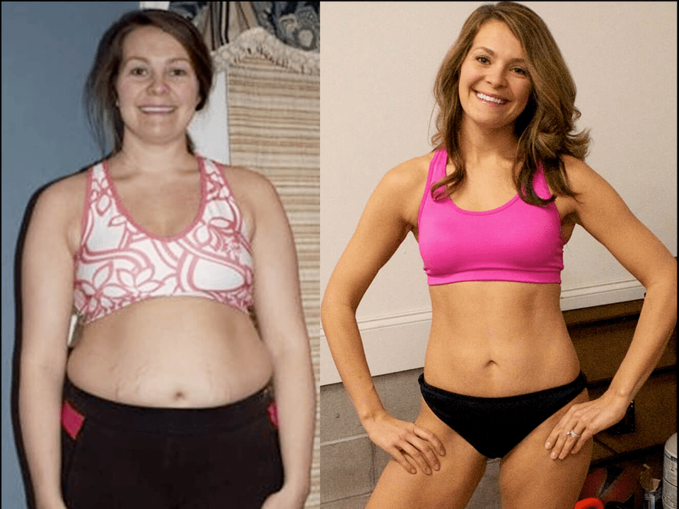 rezultatul dietei cu kefir înainte și după