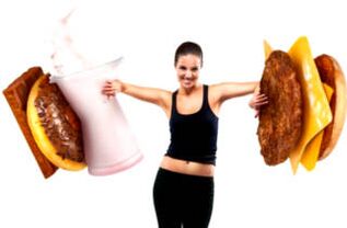 junk food pentru pierderea în greutate