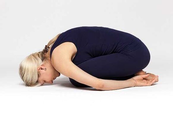 Poza copilului (Balasana)